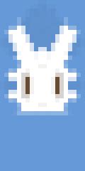 bunny face minecraft banner