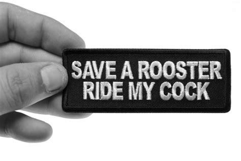 Save A Rooster Ride My Cock Patch By Ivamis Patches