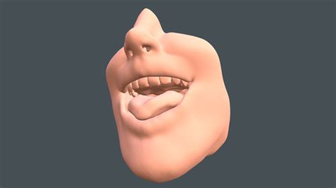 Open Mouth 3d Model By Mr Jay Mrjay [8cba2f1] Sketchfab