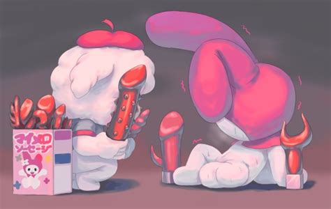 Rule 34 Clothing Cloud Dildo Duo My Melody No Humans Onegai My Melody