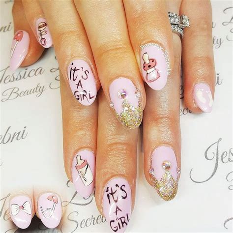 Gender Reveal Nail Art Is Now A Thing