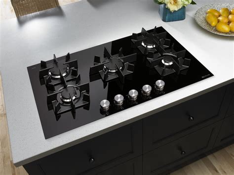 glass burner gas cooktop  residential pros