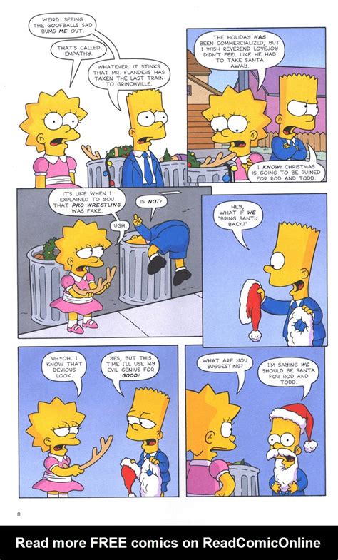 Read Online The Simpsons Winter Wingding Comic Issue 3