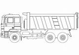 Camion Ausmalbilder Lastwagen Colorare Muldenkipper Remorque Garbage Lkw Disegni Mezzo Thw Malvorlagen Kinder Malvorlage Zeichnen Scania Printable Laster sketch template