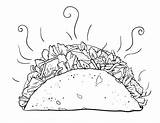 Taco Coloring Pages Printable Tacos Bell Coloringcafe Print Drawing Sheet Pdf Food Dragons Color Sheets Printables Howling Wolf Head Getdrawings sketch template