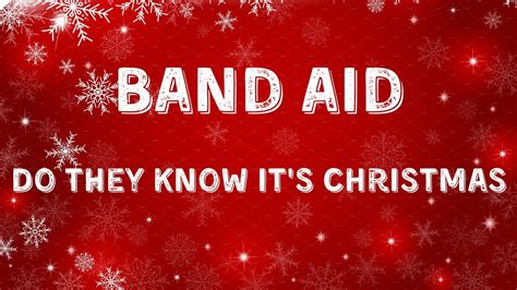 band aid     christmas lyric video youtube