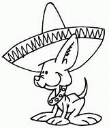 Coloring Fiesta Pages Printable Popular Mexican sketch template