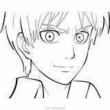 Titan Colossal Hange Armin sketch template