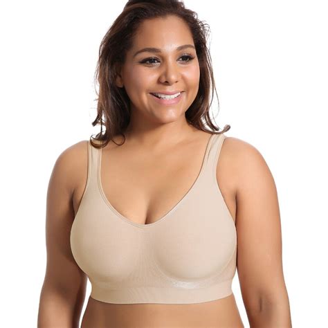Womens Comfort Flexible Seamless Full Coverage Support No Padded