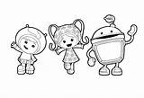 Team Coloring Pages Nick Jr Umizoomi Colouring Geo Bot Nickjr Milli Getcolorings Color Colour Activities sketch template
