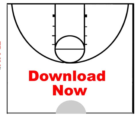 printable  printable  court basketball diagram clip art library
