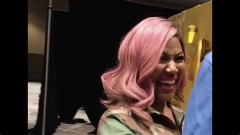 erica campbell works pink hair youtube