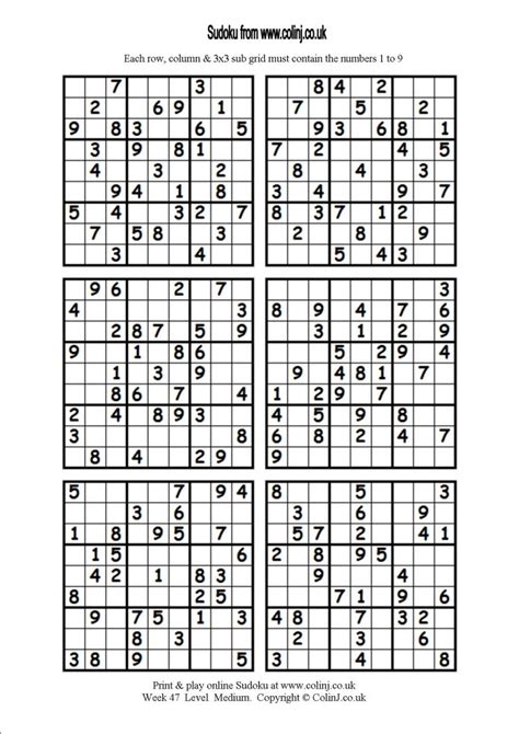 printable sudoku   page printabletemplates