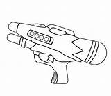 Colouring Coloring4free Pistol Sniper sketch template