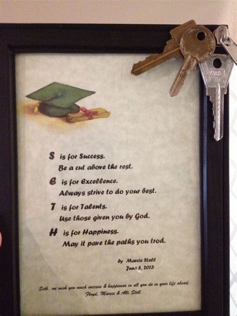 heartfelt graduation poem   special son marcie stell