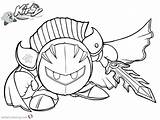 Knight Meta Coloring Kirby Pages Charfade Printable Color Kids Print Getcolorings Deviantart sketch template