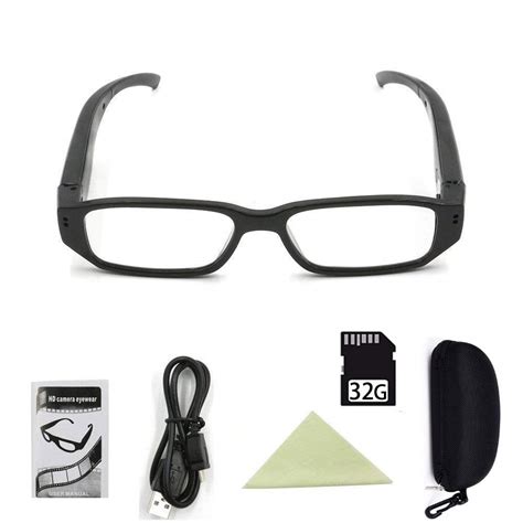 [upgraded] sukia 1080p full hd spy camera glasses wearable