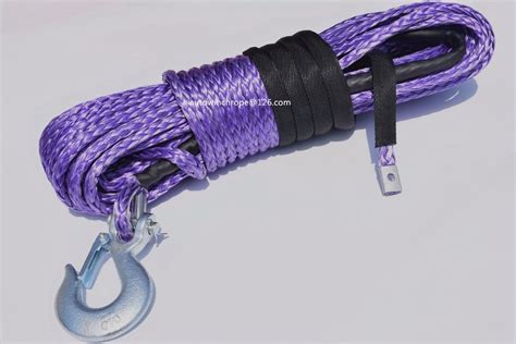 ft purple synthetic winch ropeboat winch cabletowing ropessynthetic ropeplasma winch