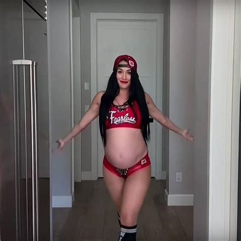 Pregnant Nikki Bella Showcases Bump As She Recreates Wwe