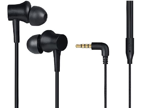 xiaomi mi  ear headphones basic mythro aluminum earbuds  mic    designed pair