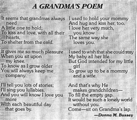grandmas poem grandma poem grandma quotes words