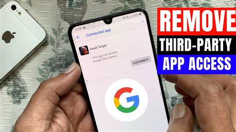 remove  party app access  google  android youtube