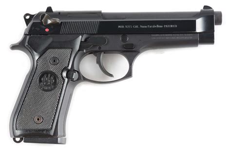 lot detail  beretta model fs semi automatic pistol