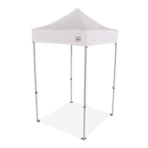 impact canopy  pop  canopy tent lightweight powder coated steel frame straight leg white