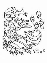 Seaweed Mycoloring Seetang Kelp Colorear Marinas Algas Colouring sketch template
