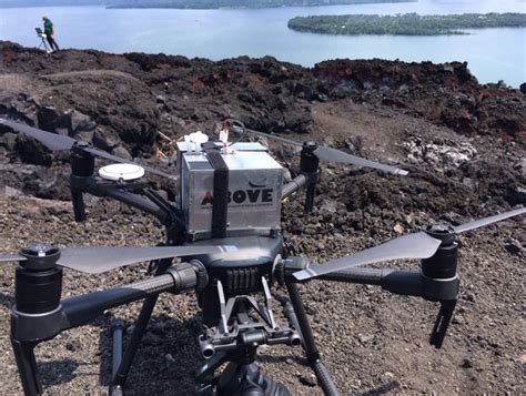 customised dji  drone  versatile  volcano gas inspections heliguy