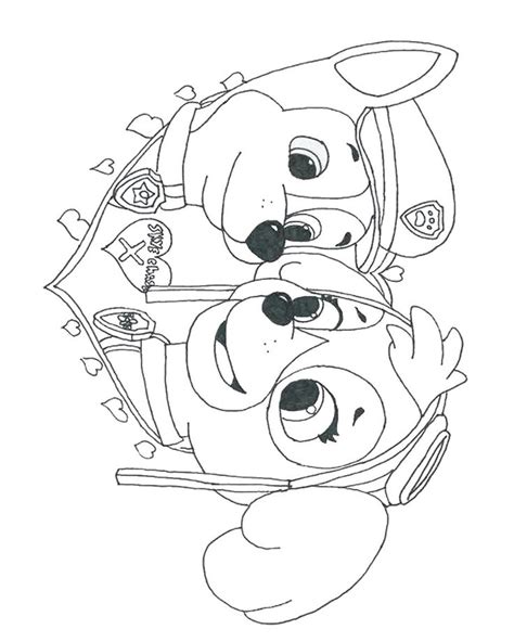 paw patrol coloring pages images  pinterest coloring pages