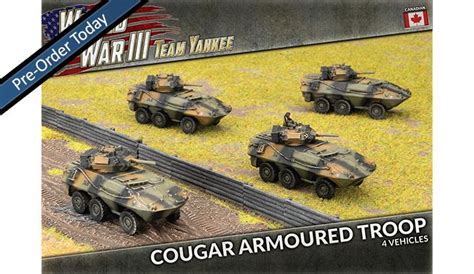 canadian cougar armoured troop x4