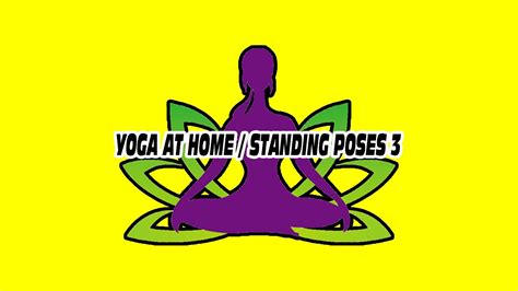 yoga exercise  home standing poses  youtube