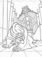 Beauty Beast Kids Coloring Pages Fun sketch template