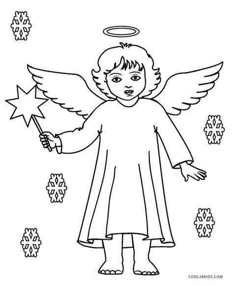 printable angel coloring pages  kids coolbkids