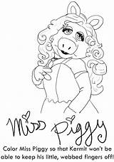 Piggy Miss Coloring Pages Printable Bindergarten Book Getcolorings 2009 Getdrawings Print Color sketch template