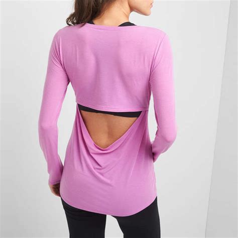 long sleeve workout tops rank style