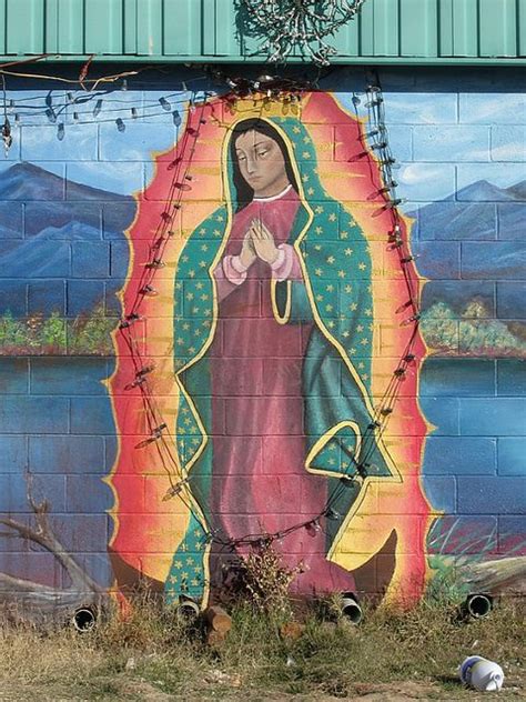 Virgen De Guadalupe Mural 5 With Images Chicano Love