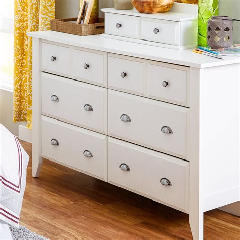 white  drawer dresser traditional design   usa