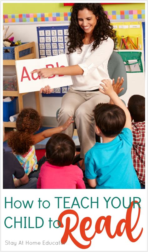 teach  child  read  preschool stay  home educator