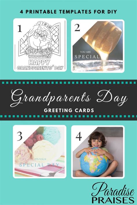 grandparents day printable cards grandparents day printable