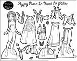 Paper Marisole Dolls Monday Gypsy Coloring Doll Rose Printable Color Print Pages Marisol Sheets Paperthinpersonas Kids Poppen Papieren Click Dress sketch template