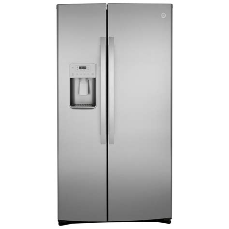 ge   cu ft side  side refrigerator smudge proof stainless steel pcrichardcom