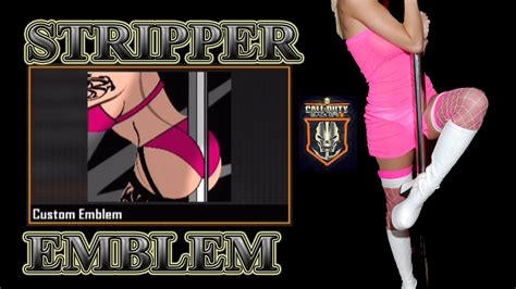 Black Ops 2 Sexy Stripper Girl Emblem Hot Youtube