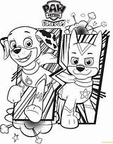 Patrol Paw Chase Super Pages Marshall Pups Coloring Color Printable Print sketch template