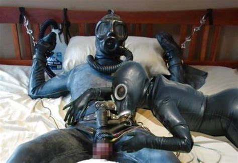 cool erotic pictures with foreign women wearing a gas mask fetish porn image