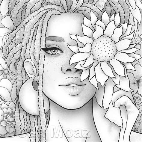 art coloring pages printable girls finmc ginnis