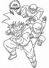 Dragon Ball Coloring Pages Anime Goku Toddler Cute Will Buu Majin sketch template