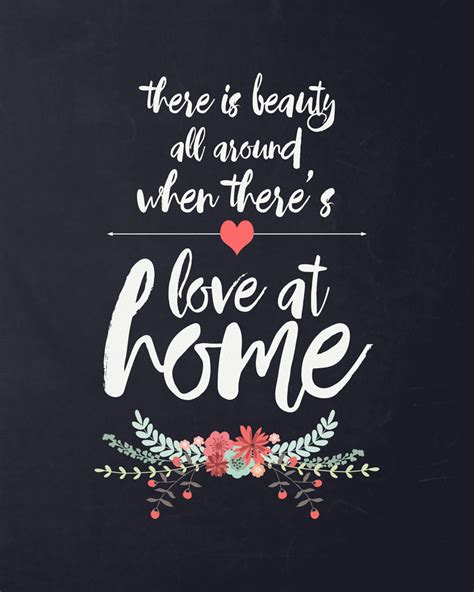 love  home  quote printable   autumn