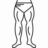 Piernas Outline Icono Contorno Masculino Gimnasta Jambes Clipartmag Epilation Muscles Vectorified Iconos sketch template